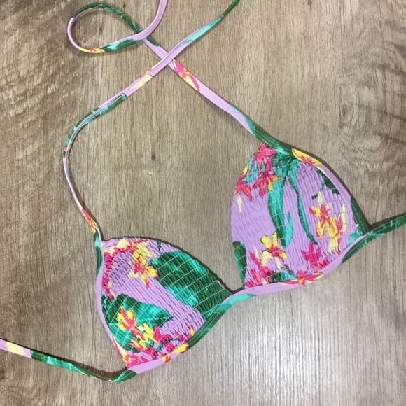 aerie Other - Aerie • Swim • Purple • Flower • Top